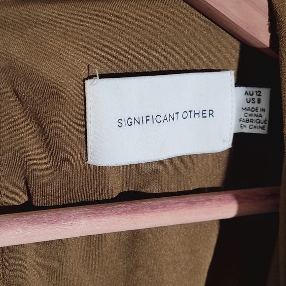 Elegant Brown Maxi Dress - Picture 10 of 10